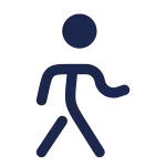 Walking SVG Icon